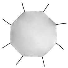 Outdoor Cat Cage Cover Silver Waterproof For Beach Play 1pack