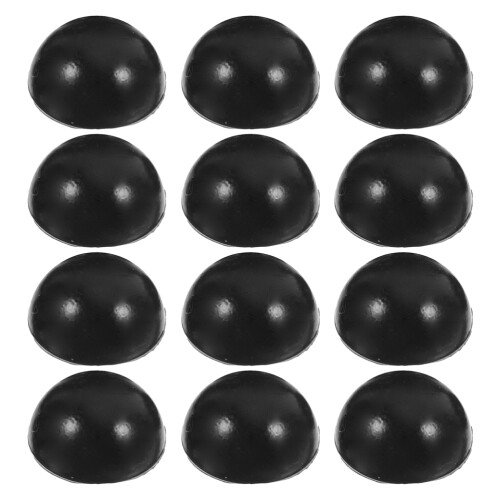 12Pcs Silicone Ethereal Drum Foot Pads Black Stable Drum Support Plug