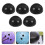 12Pcs Silicone Ethereal Drum Foot Pads Black Stable Drum Support Plug 9