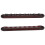1Ensemble Support Murale En Bois Pour Queue De Billard Rouge Foncé 9