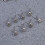 200Pcs Brad Fastener Metal Paper Clips Silver with Compact Storage Box 4