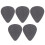 5Pcs Eva Guitar Pick Holders Black Durable Guitar Pick Storage Cases 1