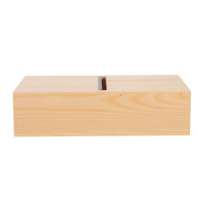 Beige Handgemaakte Met Lade En Metalen Mes