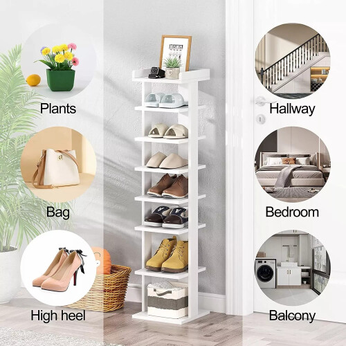 7-Tier Shoe Rack Storage Shelf Organiser Stand 2