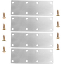 4 Pcs Fixed Plate Connector Metal Fixation Anti-Rust Bracket