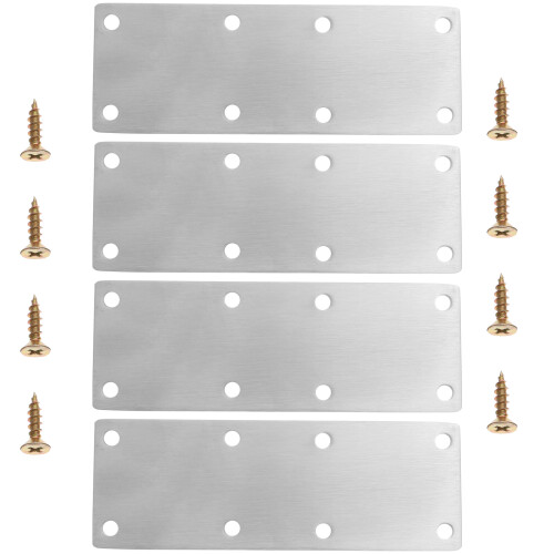 4 Pcs Fixed Plate Connector Metal Fixation Anti-Rust Bracket