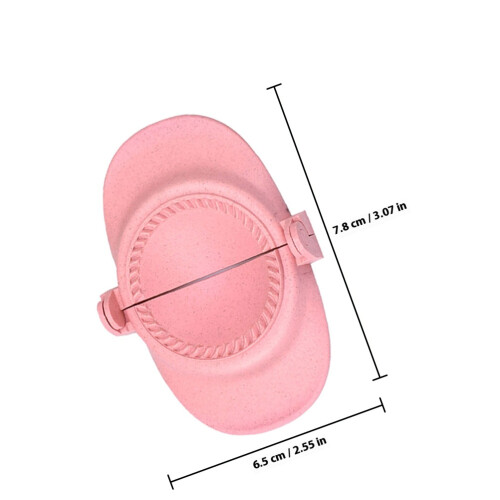2Pcs PP Dumpling Molds Assorted Colors Compact Kitchen 1