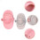 2Pcs PP Dumpling Molds Assorted Colors Compact Kitchen 6