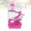 Cage Luxe Rose En Résistant Pour Pet Avec Ventilation 6