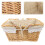 Bread Basket Wicker Beige 1pack For Road Trips 4