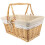 Bread Basket Wicker Beige 1pack For Road Trips 5