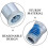 10Pcs Silver Steel Skate Spikes Comfortable Durable for Roller Skating 5
