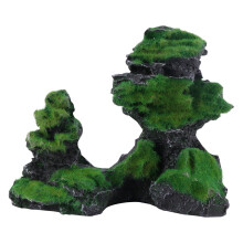 1Pc Delicate Resin Mountain Decoration for Home Office Fish Tank Use