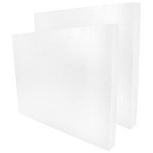2Pcs High-Density PU Foam Sheets White Foam Inserts for Phone Cases