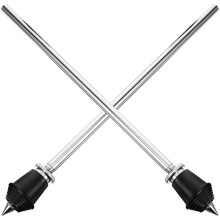 2Pcs Silver Metal Drum Stand Bracket for Tom Drum Percussion Display