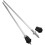 2Pcs Silver Metal Drum Stand Bracket for Tom Drum Percussion Display 4