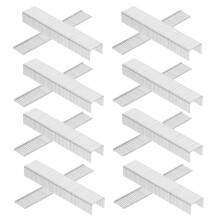 2000Pcs Silver Iron Stapler Staples for Desk DIY Metal Staples Refill