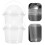 5Pcs Clear Plastic Buckets with Lid Food Storage Container for Snacks 6