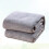 Grey Solid Color Flannel Fleece Blanket Extra Warm for Home Use 8