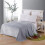 Grey Solid Color Flannel Fleece Blanket Extra Warm for Home Use 5