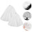 2Pcs Large White Polyester Mesh Drawstring Filter Bags for Juicing 3