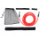 1Set Schwimmwiderstandsband Trainingsgürtel Rot Elastisch Strap Stabil 7