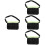 4Pcs Black Oxford Utility Belt with 7 Pockets Adjustable Tool Pouch 5