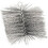 7 x 7 Square Wire Chime Brush with  Durable Build and Efficient Wire Bristles 1