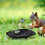 Bee Feeder Black Ceramic 1set 8.25x3.73x1.57in 5