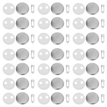100Sets Knop Badge Onderdelen Voor Handgemaakte Knutselcadeaus