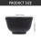 Vintage Tea Cup Cast Iron Black 1pcs 2.0x2.0x1.3in 2