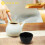 Vintage Tea Cup Cast Iron Black 1pcs 2.0x2.0x1.3in 9