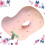 Multi Function Plush Nap Pillow Breathable Cartoon Design Strawberry 3