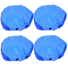 Tire Wheel Protector Blue 4pcs 32.3x32.3x11.8in