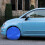 Tire Wheel Protector Blue 4pcs 32.3x32.3x11.8in 4