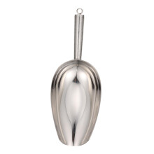Stainless Steel Ice Scoop with Ergonomic Grip for Kitchen and Bar MultiFunctional Food Shovel