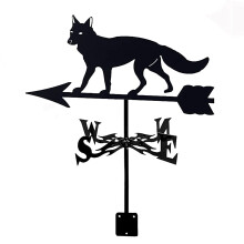 Metal Farmhouse Roof Mount Weathervane with 360 Rotation, Rustproof Outdoor Garden Decoration