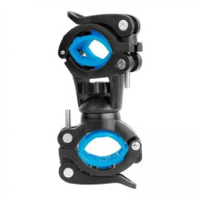 2X Universal Steel Bike Handlebar Mount Clamp, 360 Rotating Bicycle Phone Holder for 2230mm Bars