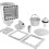 Automatic Wall Mounted Pool Skimmer for Above Ground Swimming Pool Surface Cleaning 1