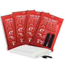 Fire Blanket 4 Pack 40x40 Inch Fiberglass Emergency Fire Blanket for Home Kitchen Camping Grill