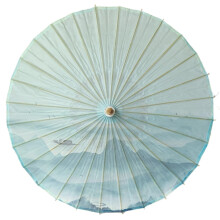 Japanese Paper Umbrella with Waterproof Tung Oil, 84cm Chinese Oil Parasol for Dance and Photography