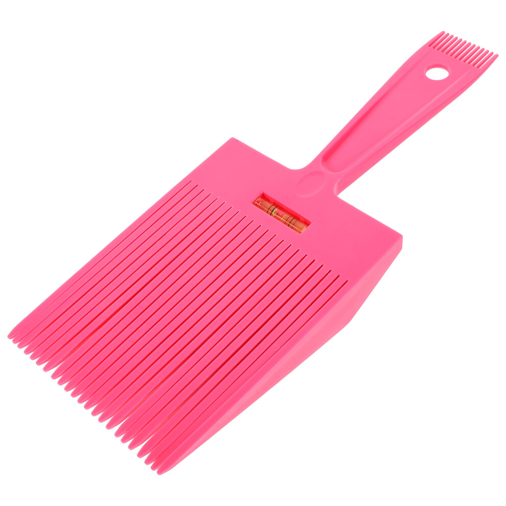 Inoomp Pink Abs Flat Top Comb Wide Tooth Barber Hair Cutting Comb For Men
