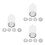 Set Of 3 Blades 45mm Cutting Disc Thread Tool Rotary Cutter 2