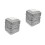 20Pcs Decorative Silver Fence Post Caps for Square Guard Bar Posts 8