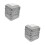 20Pcs Decorative Silver Fence Post Caps for Square Guard Bar Posts 2