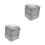 20Pcs Decorative Silver Fence Post Caps for Square Guard Bar Posts 5