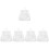 5Pcs Multi-Purpose White Mesh Hanging Bags for Clothespins and Laundry 7
