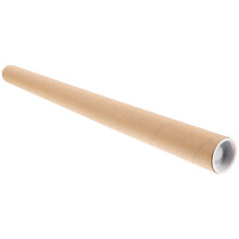 Raindrops Kraft Paper Storage Tube For Artworks And Posters Protection