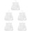5Pcs Multi-Purpose White Mesh Hanging Bags for Clothespins and Laundry 8