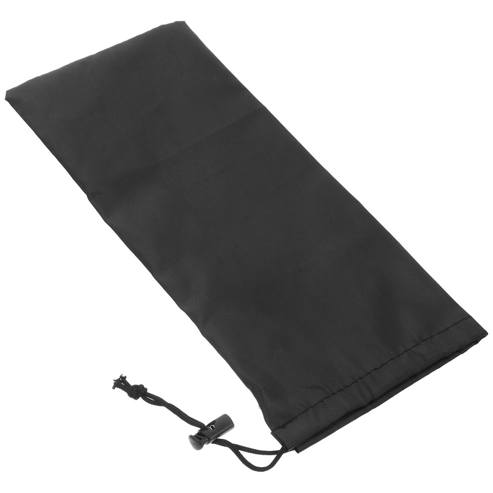 Solustre Black Lightweight Trekking Pole Carry Bag With Drawstring Closure